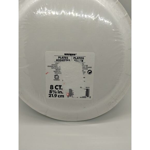 Unique COCOMELON Birthday Party Paper Plates 8 ct, 1 pack Kid JJ - Picture 2 of 2